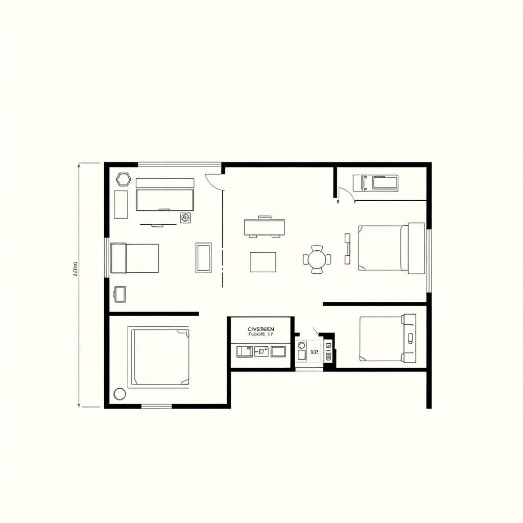 Rzut mieszkania — Penthouse z Widokiem